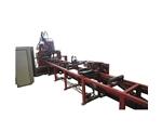 CNC Flat Steel  Punching & Cutting Line -plate width 120mm，hole φ40mm 